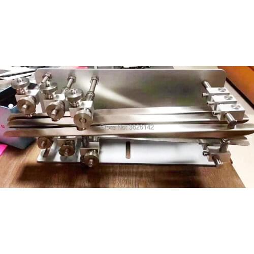 Three-tiered edge-bender for flat mask machine