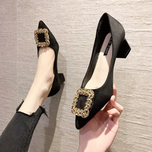 2021New Fashion High Heels Pointed Toe Lace-Up Sexy Shoes Work Dress Professional Soft Bottom Branded Pumps Sandals Women Shoes