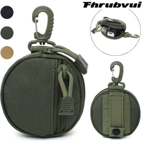 Outdoor Tactical Wallet Pocket Military Accessory Bag Portable Mini Money Coin Pouch Keys Holder Waist Bag for Hunting Camping