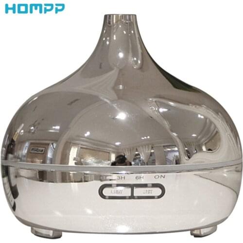 Electroplate Aroma Diffuser Aromatherapy Humidifier 300ml Ultrasonic Oils Humidificador 4 Time for Home Decor Office BPA Free