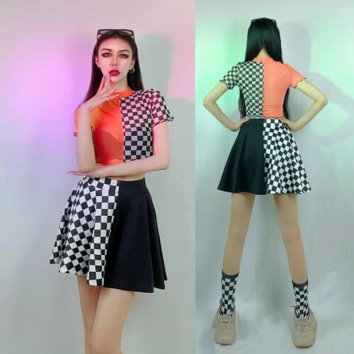 New Jazz Dance Costumes For Women Bar Ds Performance Costumes Female Modern Dance Hiphop Rave Clothes Pole Dance Clothes DN9135