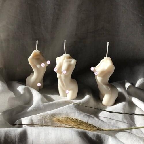 Female Torso Candle Silicone Molds Venus Goddess Woman Candle Molds Naked Soy Candle Molds