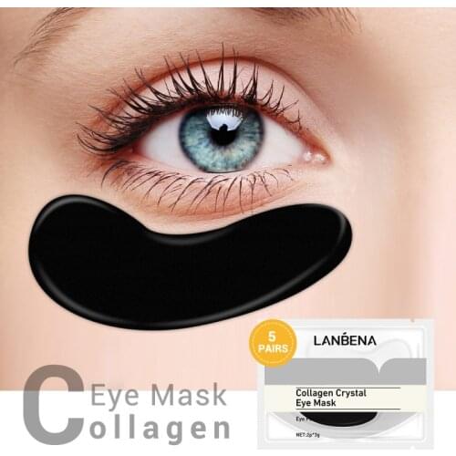LANBENA 1Pc Eye Mask Patches Moisturizing Anti Dark Circle Collagen Anti-Aging Wrinkle Puffiness Remove Eye Skin Care TSLM1