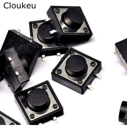 10Pcs 12*12*11.5 12x12x11.5H 11.5MM Touch micro switch Push button switch