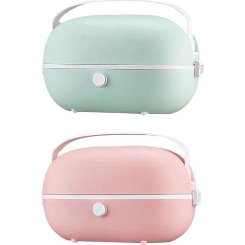 200W 220V CN Plug Portable Electric Heating Lunch Box Students Worker Office Car Heating Container Food Warmer Rice Cooker Hot