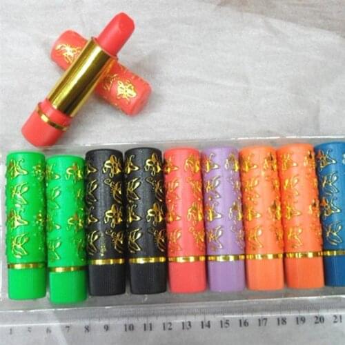 2021 Fashion Style Color Lipstick Pack Of 6 Lasting Lip Liner Tube Butterfly Change Color Dark Green Lipstick Cosmetics Makeup