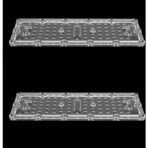 3030 64 in 1 LED Street Light Lens 236*70MM Degree 30/60/90/85*150/90*120 Leds Lens