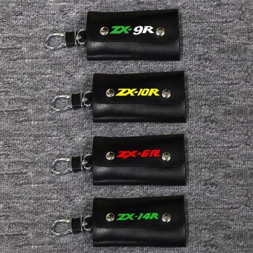 3D Key Holder Chain Collection Keychain for Kawasaki ZX-6R ZX-9R ZX-10R ZX-14R Universal Motorcycle Badge Keyring