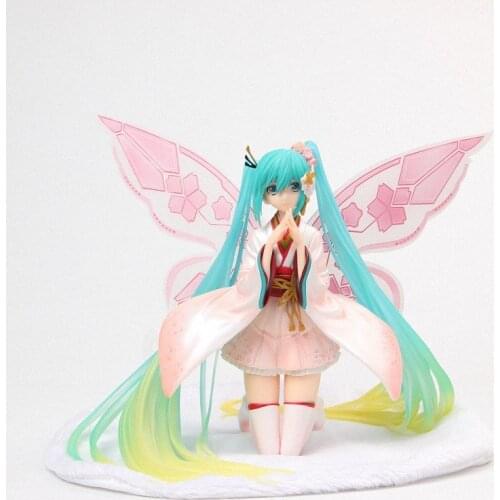 Anime Model Hatsune Miku Fairy Congniang Cherry Girl Royal Highness Princess Action Figure Pvc Dolls Toy Decoration Girl Gift