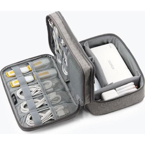 TUUTH Travel Cable Storage Bag Multifunction Digital Storage Data Cable Organizer USB Gadget HDD Organizer Portable Travel Pouch