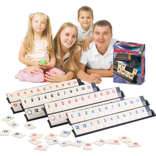 Digital Mahjong Game Card Adult Party Leisure Puzzle Board Game Fun Family Gathering Interactive Educational Relax Toys