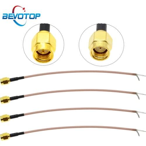 1pcs Single End SMA Male to PCB Solder Pigtail RG316 Cable for WIFI Wireless Router GPS GPRS Low Loss Jackplug Wire Connector