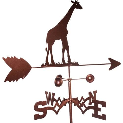 Weather Vane Retro Farm Scene Garden Stake Weathervane Professional Measuring Tools Patio Yard Decoration