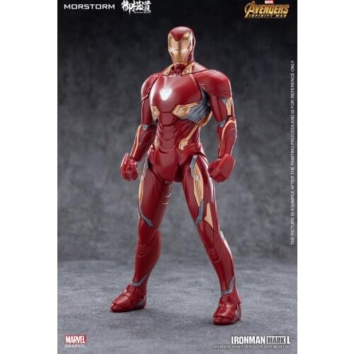 MORSTORM E-MODEL Iron Man Mark XLX MK50 1/9 Scale Action Figure Assembly Model Toy