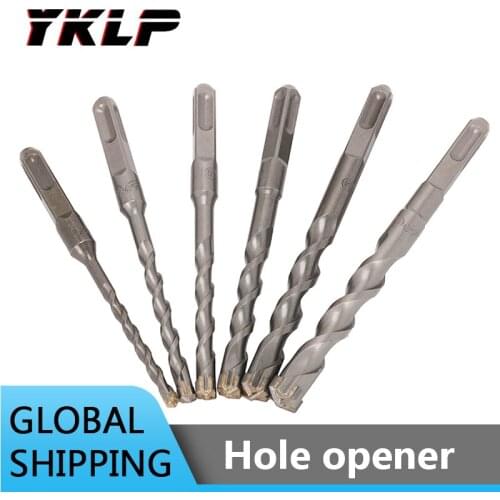 200/250/350/450mm Hammer Drill Bit Set Square Shank Electric SDS Plus Hammer Drill Bits Tungsten Steel Alloy for Masonry