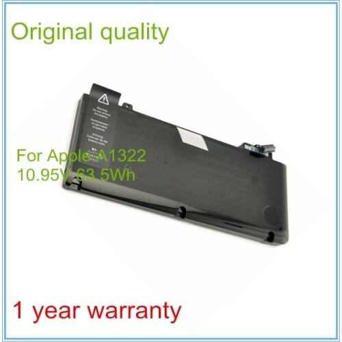 New Original A1322 Battery For Pro 13" A1278 Unibody 2009 - 2012 Version 10.95V 63.5Wh