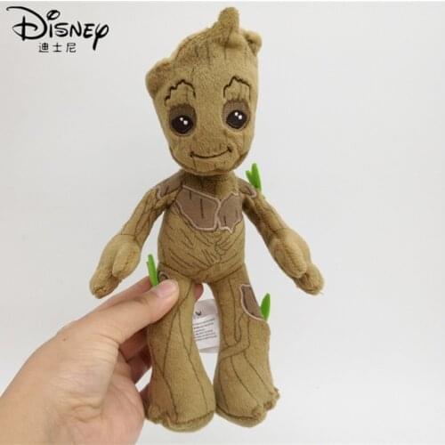 Disney Original 22cm Kawaii Marvel Groot Plush Dolls Toys Avengers Guardians of the Galaxy Groot Stuffed Plush Gifts Toys Kids