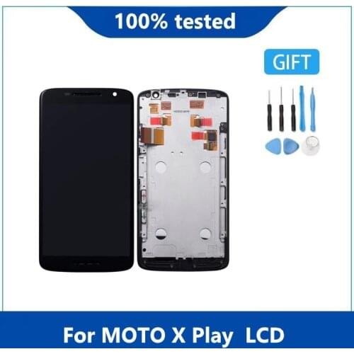 Original 5.5" For MOTO X Play Display XT1561 XT1562 XT1563 LCD Display Touch Screen Digitizer Assembly For X Play With Frame