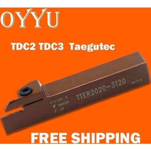 OYYU TTER1212-2T12 TTERER1616-2T17 TTER1616-3T20 TTER2020-2T17 TTER2020-3T20 Spring steel use carbide Taegutec insert TDC3 TDC2