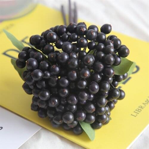 Hanging Artificial Plant Bean Branch DIY Artificial Fruits Fake Fruit For Home Garden Wedding Party Photography Props Supplies