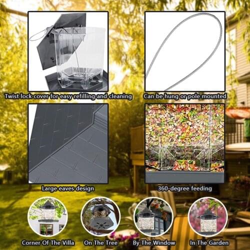 Bird Water Drinker Feeder Automatic Drinking Fountain Pet Parrot Cage Bottle Drinking Cup Bowls Pet Bird Supplies Dispenser