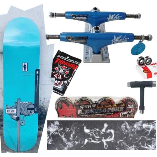 GIRL skateboard decks whole kit spitfire wheels grizzly grip tapes THUNDER trucks hardware good quality