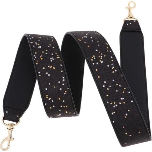 103cm Bag Strap Handbag Straps Replacement Parts Bag Belts Leather DIY Handles for Women Shoulder Bags Accessories Black Parts