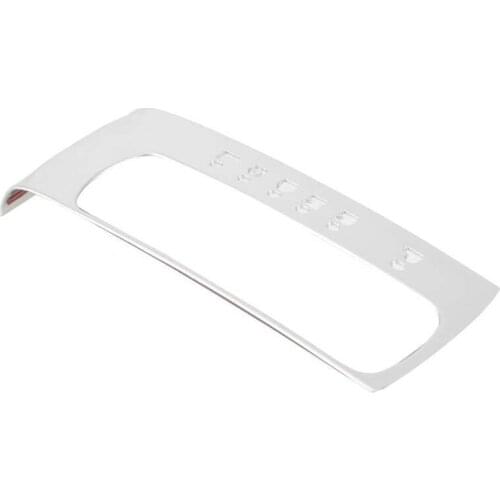 Car styling Car Mirror Gear Shift Box Panel Cover Trim Matte Silver Frame Decor Fit for Honda Civic 2016+ auto mirror