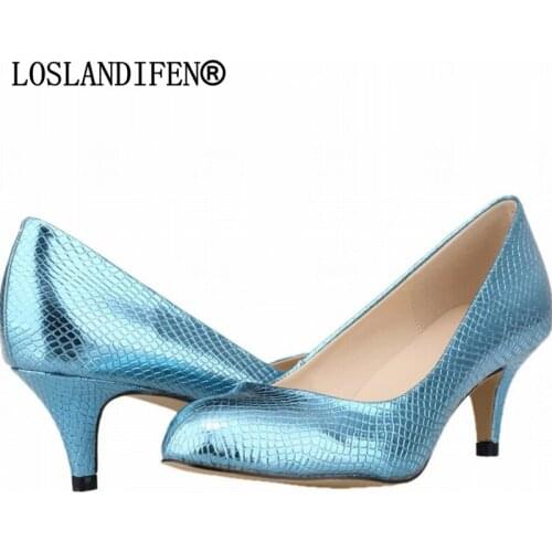 Women pumps flock high heels women shoes 6CM Crocodile pattern Wedding Dress Shoes Woman Valentine Stiletto High Heels Shoes