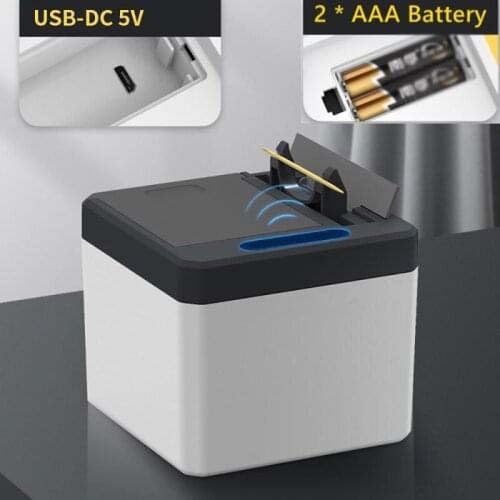USB Charging Electric Toothpick Holder Creative Intelligent Automatic Sensor Toothpick Storage Box for Restaurant Hotel