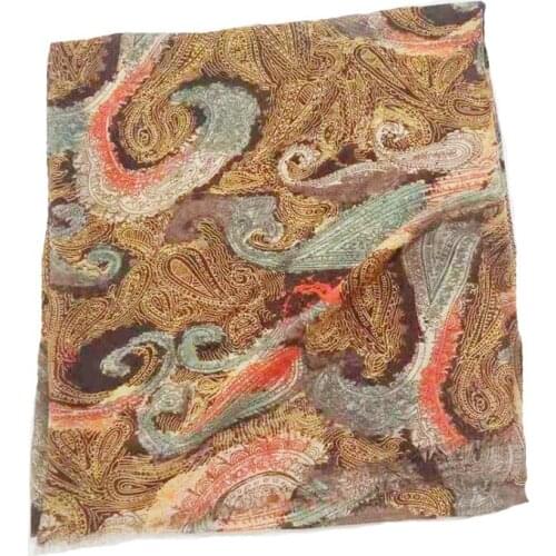 2021 Women Paisley Printed Pattern Cotton Scarf Shawls Wraps Hijabs 10pcs/lot