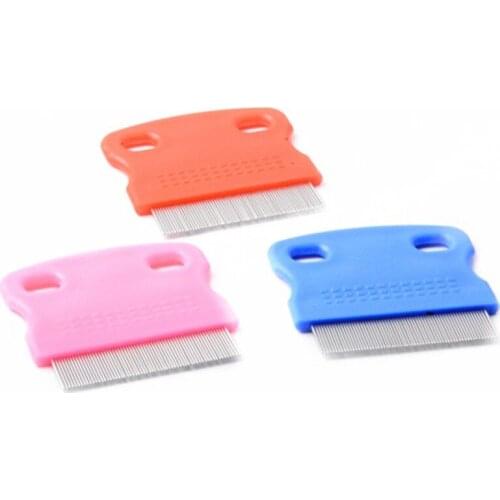 1Pcs Pet Dog Comb Hair Brush Hair Comb Puppy Cat Comb Stainless Steel Pet Grooming Comb Multifunction Flea Remove Accessories
