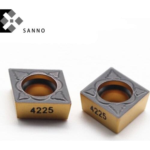 10Pcs CCMT09T304-PM / CCMT09T308-PM 4225/ 4235 / 4325 roughing cnc internal turning tool inserts CCMT lathe tools blades