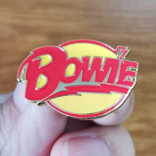 Diamond Dogs Brooch David Bowie Enamel Pin Great singer Badge perfect gift for music fans