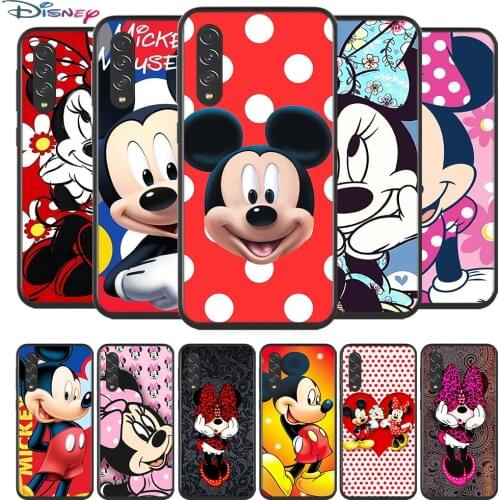 Mickey mouse cartoon for Samsung Galaxy A90 A80 A70 A60 A50 A40 A20 A2Core A10 M31 M21 M60 M40 M30 Black Phone Case