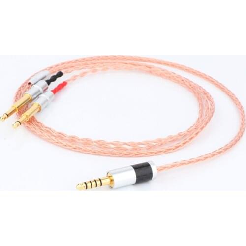 Preffair HiFi Cable with 4.4MM Balanced Male for MEZE99 Classics 99neo NEO NOIR Headphone for Sony WM1A, NW-WM1Z, PHA-2