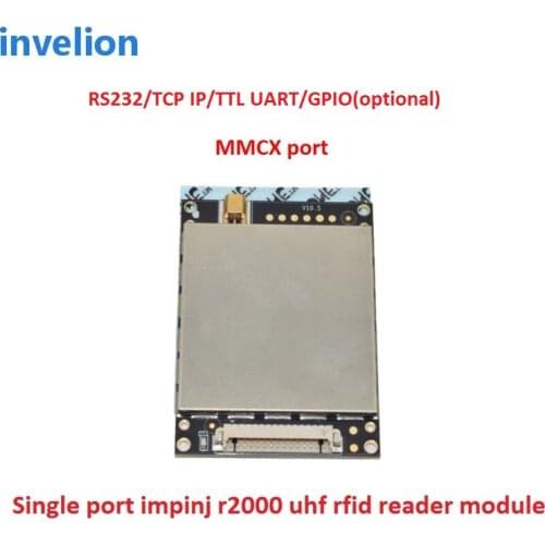 ISO18000-6c single port mini long range uhf rfid reader module read multi 500tags/second support TCP/IP Ethernet RS232