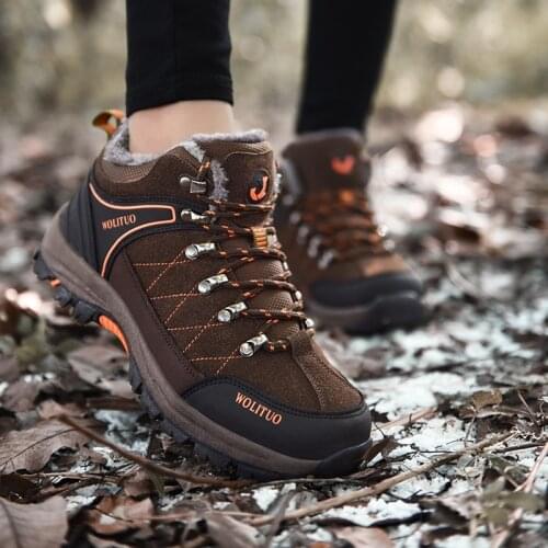 Chunky Soles Winter Sneakers For Men Verdes Hiking Shoe Man Schue Winter Male Size 43 Mens Ankle Boots Shock Absorption Tennis