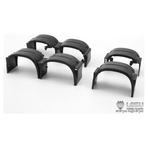 LESU 1/14 A Set MAN 3Axles Truck Mudguard Tractor Model ABS RC DIY Tmy Car TH08069