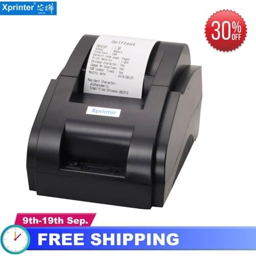 Xprinter 58IIH mini ticket Bluetooth receipt thermal printer 58mm for kitchen take-out printers restaurant supermarket catering