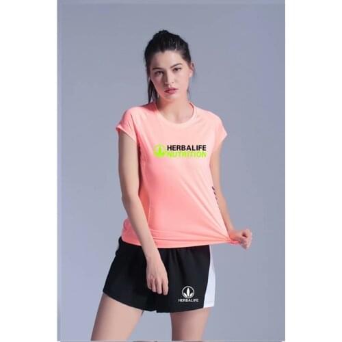 2020 latest high-quality Herbalife quick-drying shirt short-sleeved girl yoga running shirt suit bicycle suit Cycling Jersey