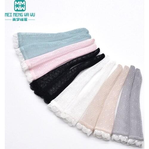 NEW 28--30cm Blyth Azone Doll Accessories Fashion Candy Socks Mid-leg socks Pink, Red, Blue, Khaki