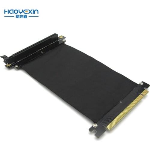 PCI Express 3.0 High Speed 16X Flexible Cable Extension Port Adapter Riser Card PC Graphics Cards Connector Cable 15cm