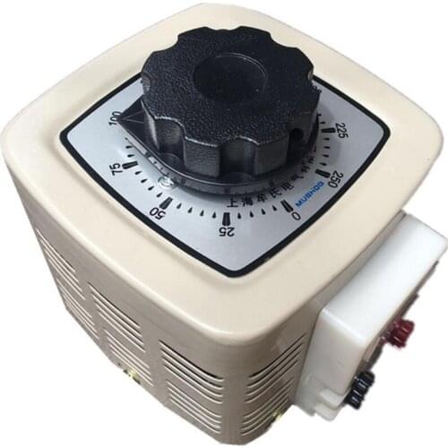 All copper 2-0.5KVA voltage changer 500 W input 220V output 0250V single-phase adjustable transformer