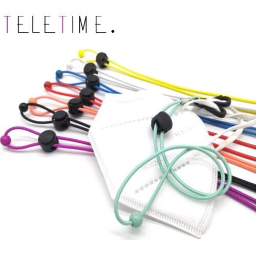 Adjustable Face Mask Lanyard Anti-Slip Silicone Convenient Mask Holder Hooks Anti-lost Anti-drop Portable Mask Hanging Neck Rope