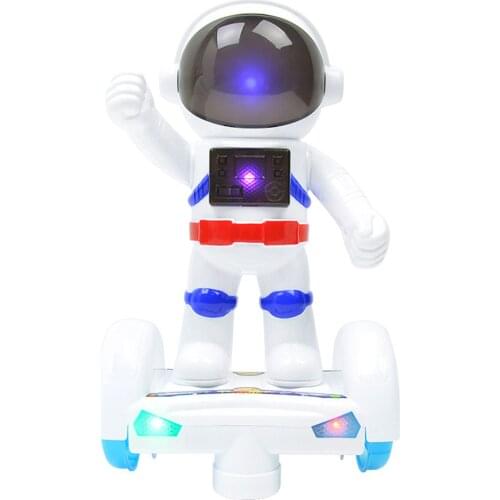 RC Robot Smart Space Dancing Robot 360° Rotate Motion Control Programmable Actions Intelligent Facial Light Sounds Toys