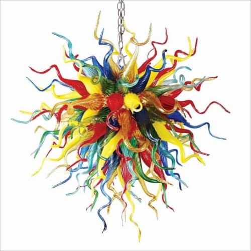 Tiffany Style Modern Ceiling Lightings Customized Colored for Bedroom Decor