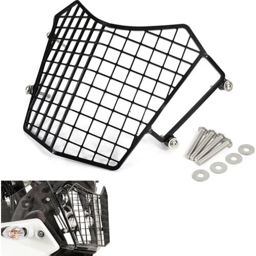 Motorcycle Headlight Guard Fit For Yamaha Tenere 700 XTZ690 2019-2020 Front Light Headlamp Grille Guard Cover Protector