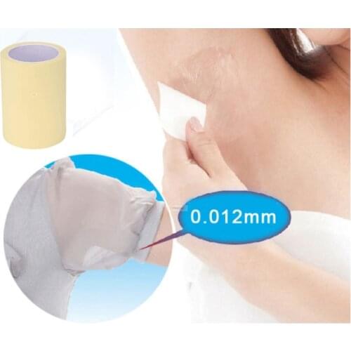 1 roll invisible absorb sweat underarm pad transparent Armpit tape deodorant antiperspirant Men Women Stickers