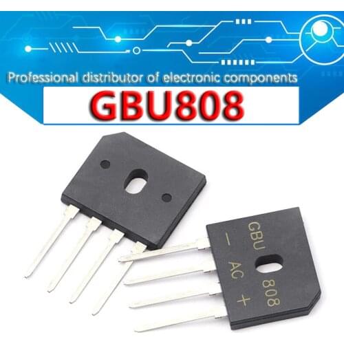 10pcs/lot GBU808 8A 800V Bridge Rectifier Wholesale
